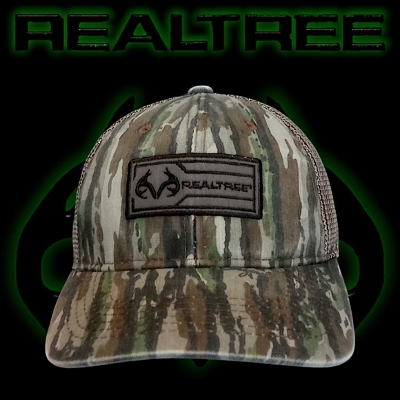 New Outdoor Cap® | REALTREE Unisex Trucker Hat | Camouflage Adjustable Snap-back - Picture 2 of 14